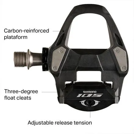 105 pedals PD-R7000 Shimano, black