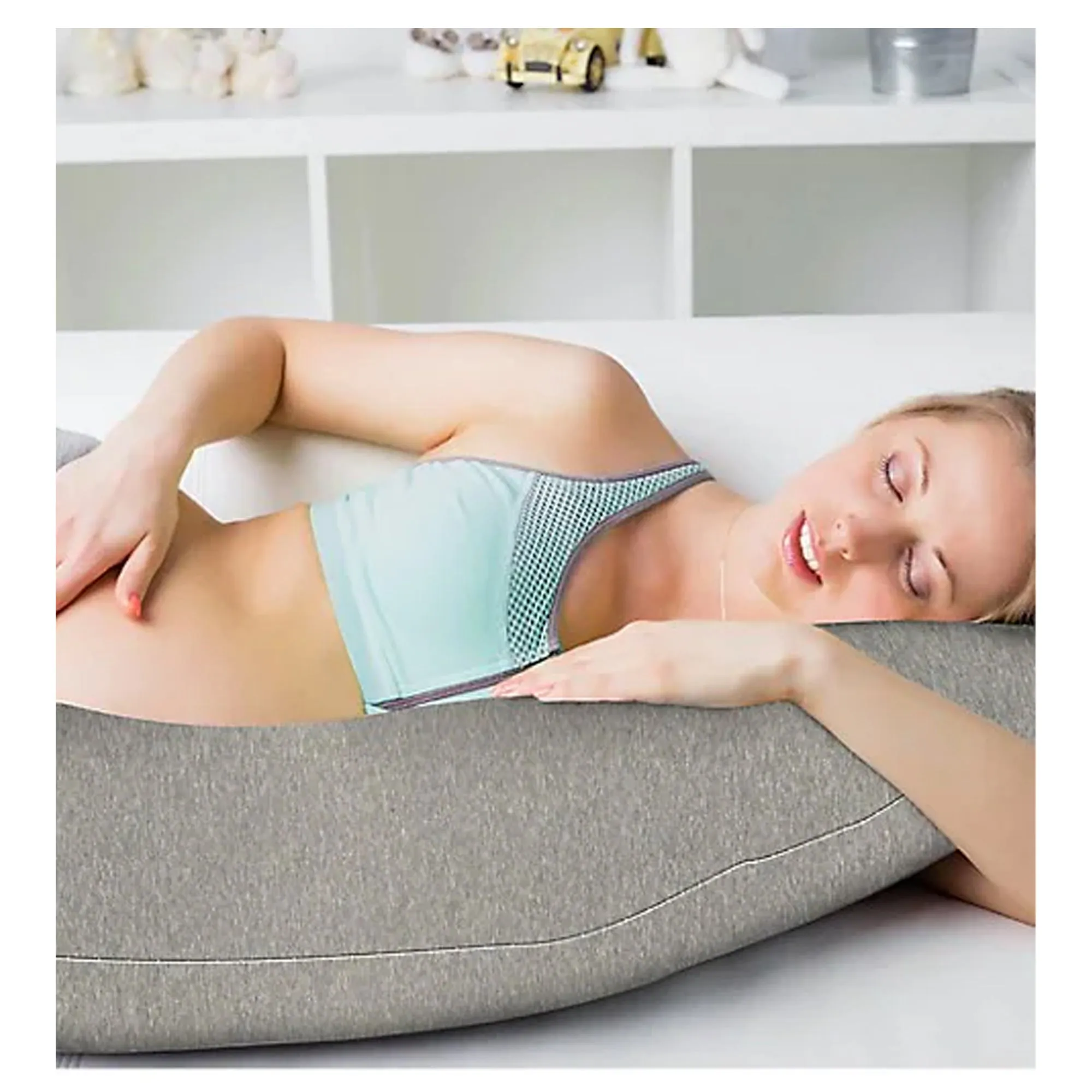 BABY WORKS Cozy Cuddler 2in1 Body Pillow & Nursing Support