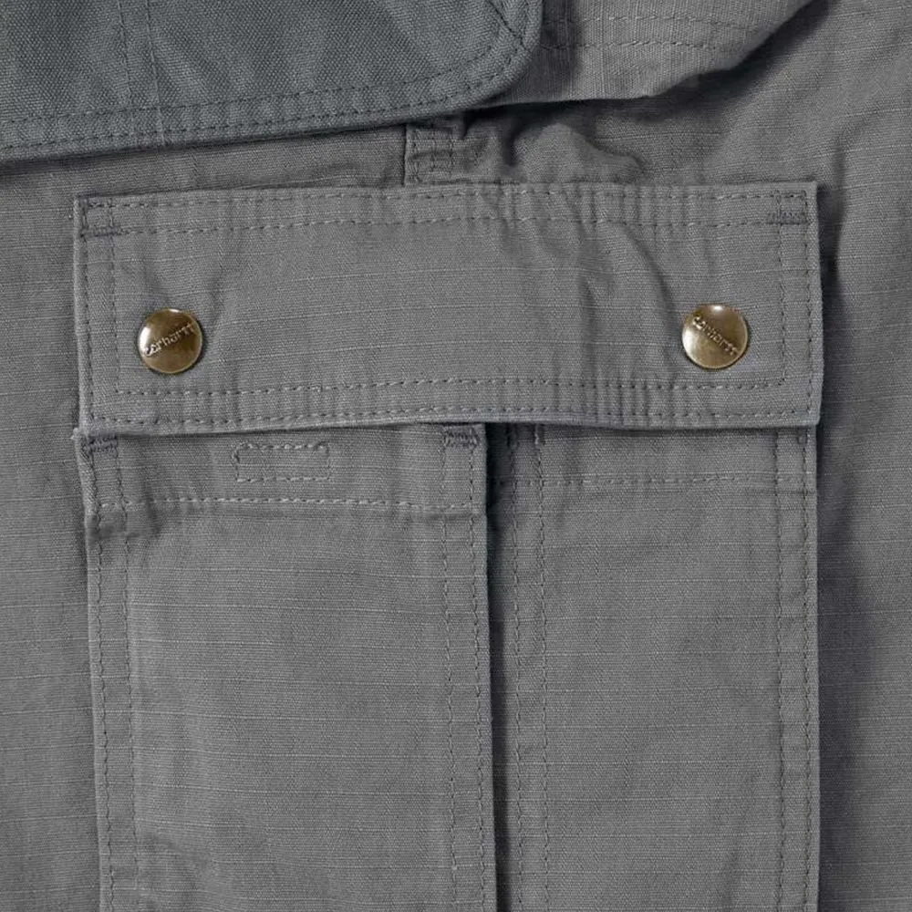 Carhartt&#x20;102361&#x20;Multipocket&#x20;Ripstop&#x20;Short&#x20;-&#x20;Gravel