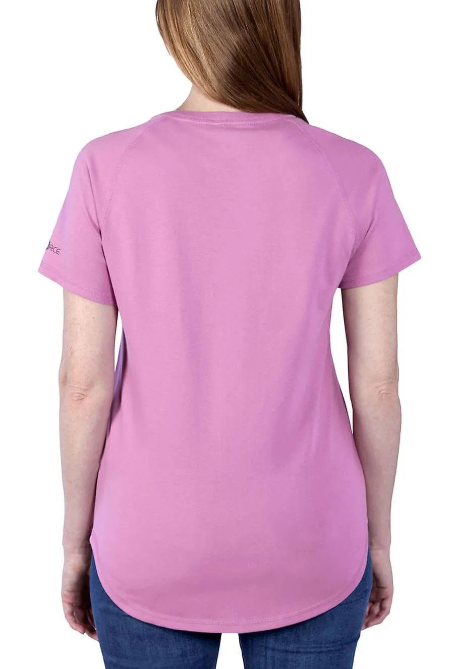 Carhartt&#x20;Work&#x20;T-shirt&#x20;Pocket&#x20;Force&#x20;Women&#x20;105415&#x20;-&#x20;Pink