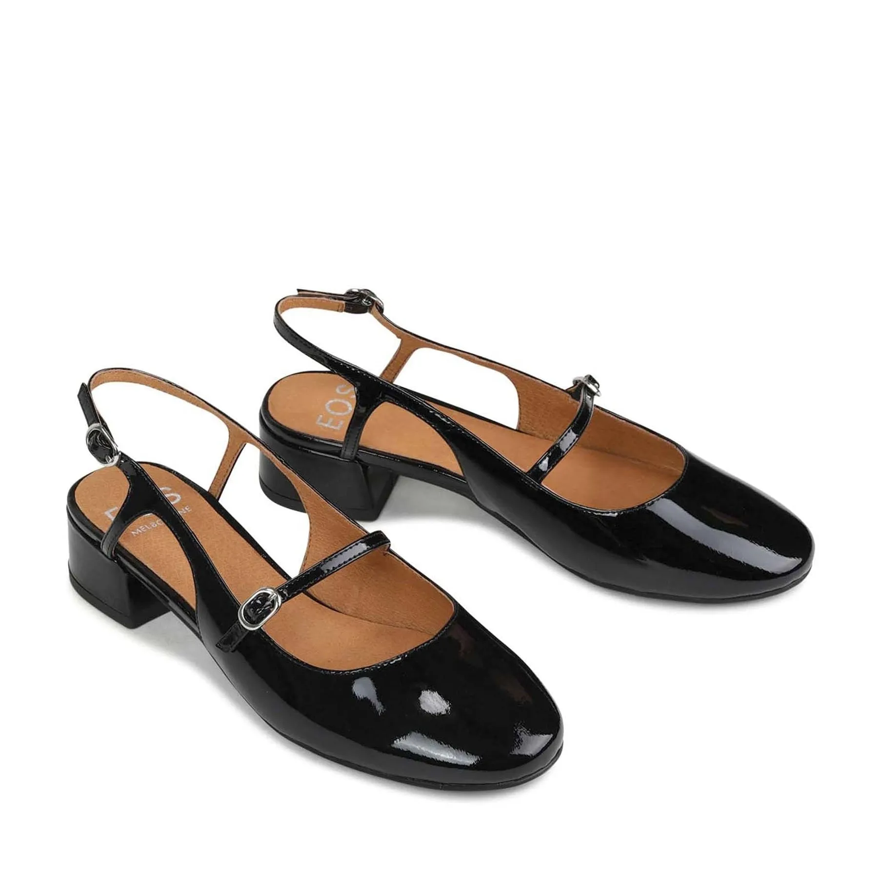 CESSLIE MARY JANE BLOCK HEEL LEATHER