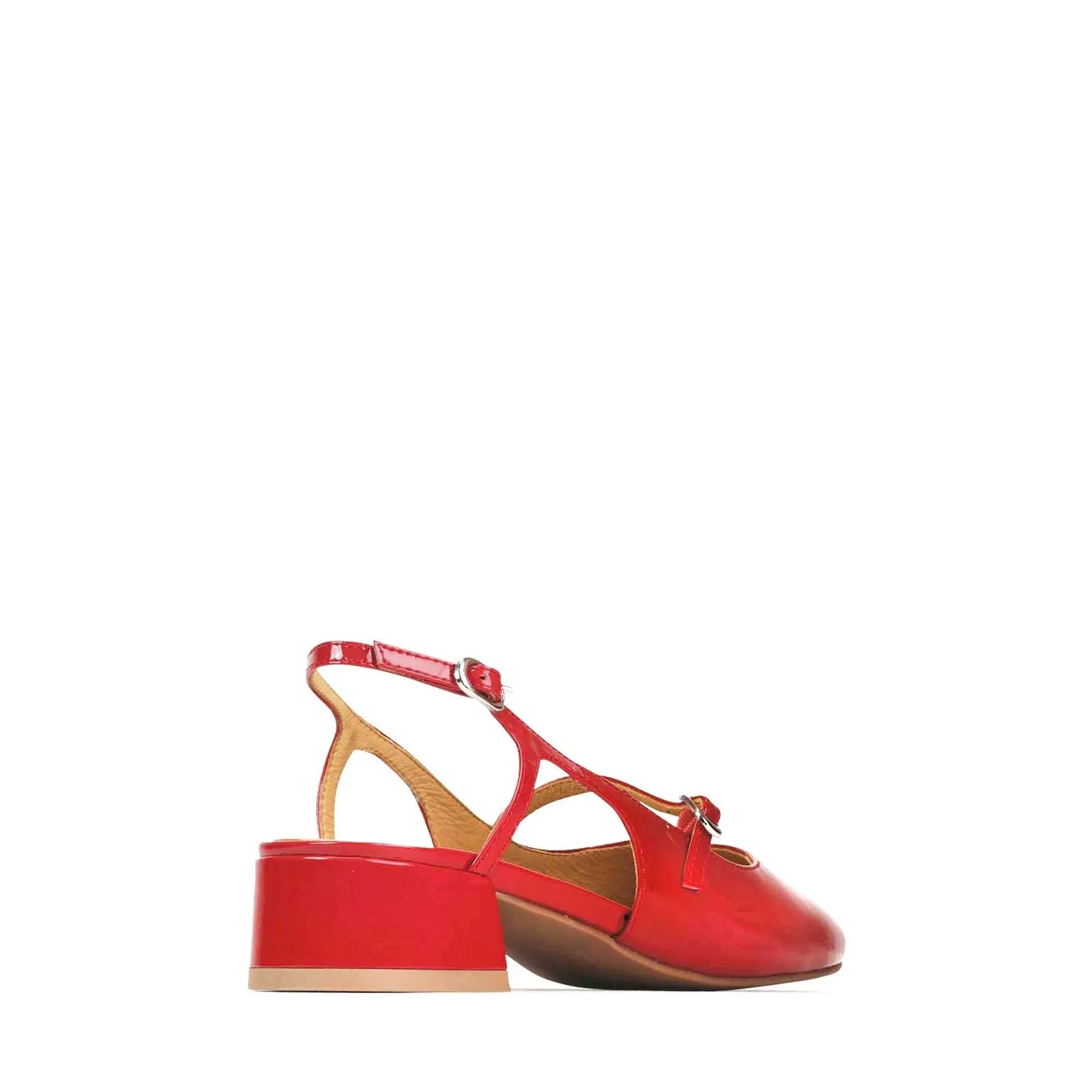 CESSLIE MARY JANE BLOCK HEEL LEATHER