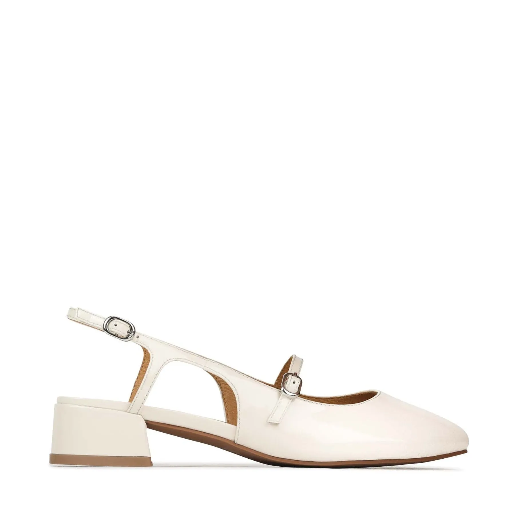 CESSLIE MARY JANE BLOCK HEEL LEATHER