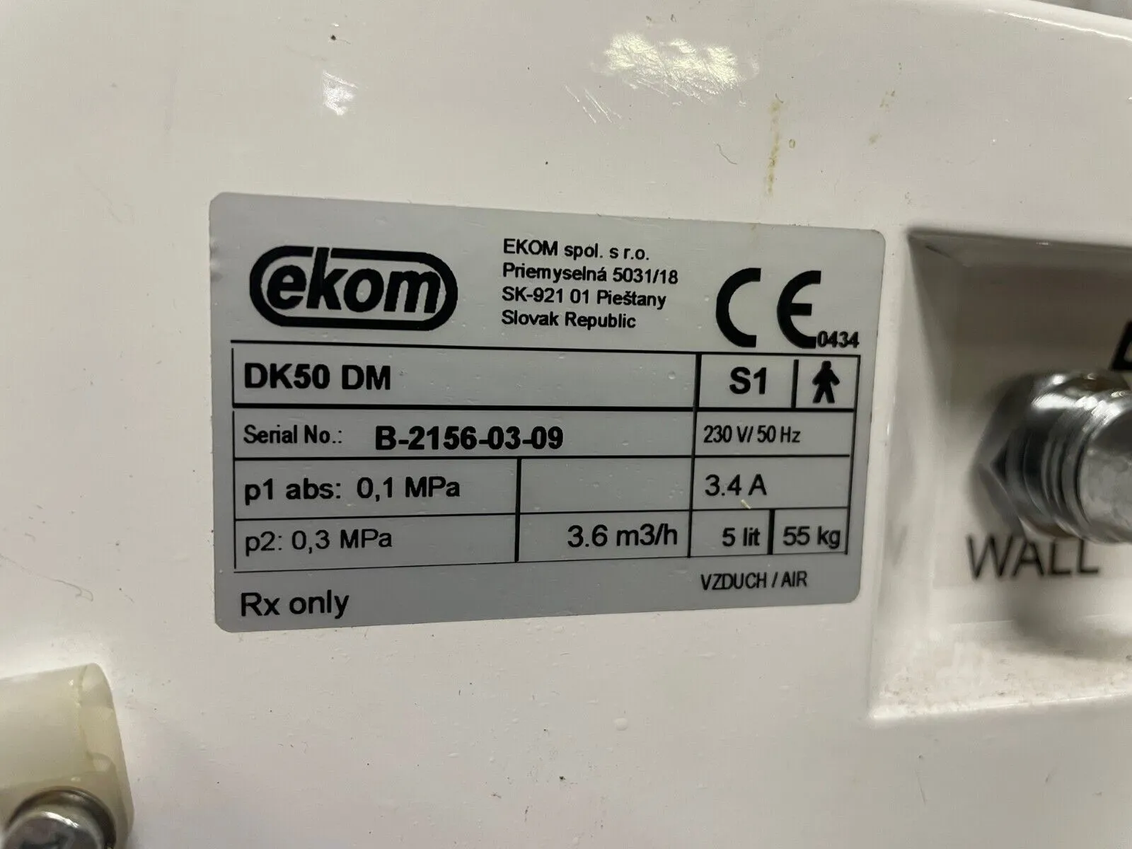 Ekom Event DK50 DM Ventilator Compressor, 230V