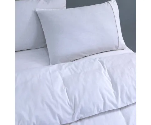 Elan Linen 100% Egyptian Cotton Vintage Washed 500TC Quilt Cover Set - White
