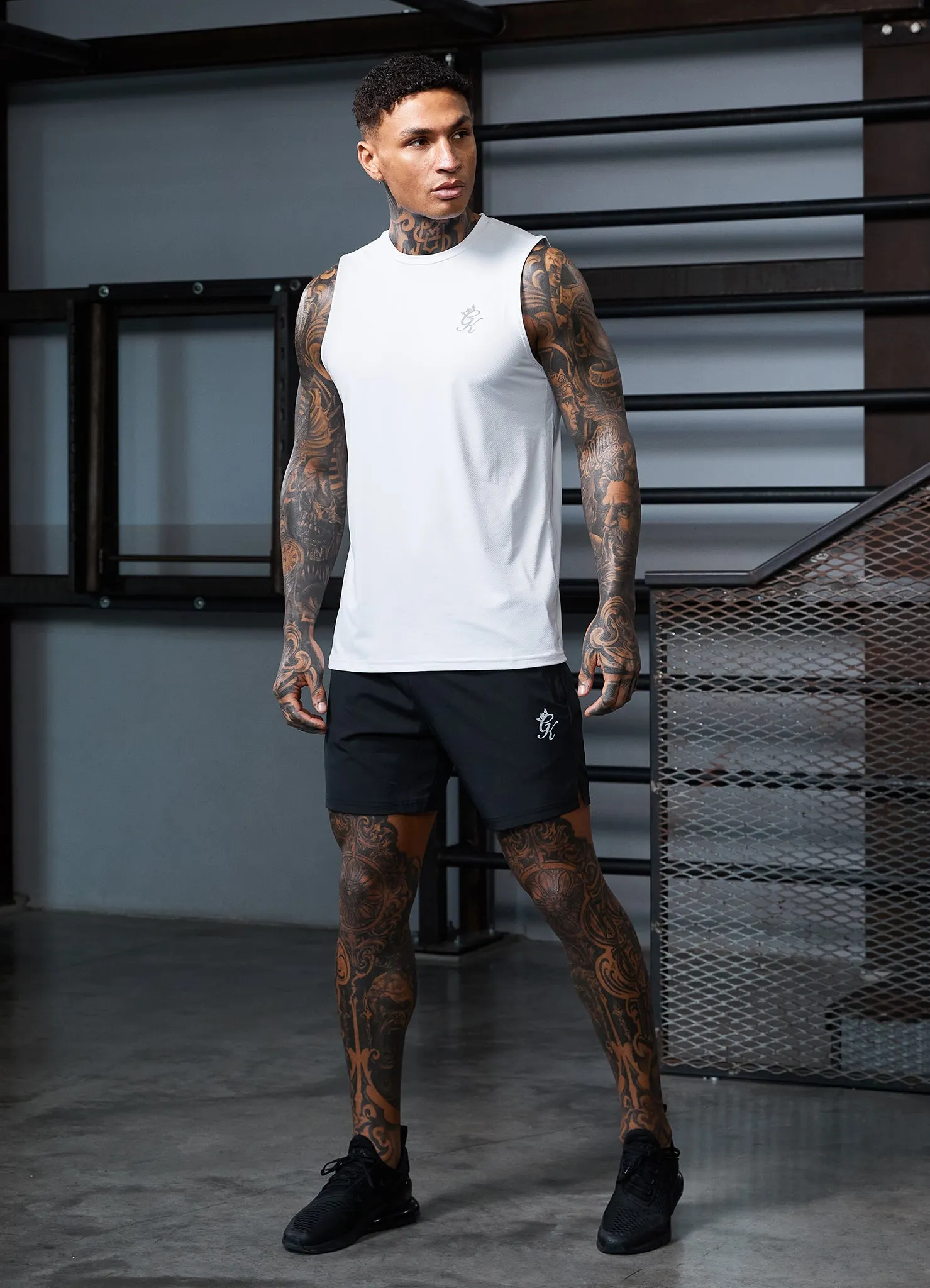 Gym King Energy Vest - White