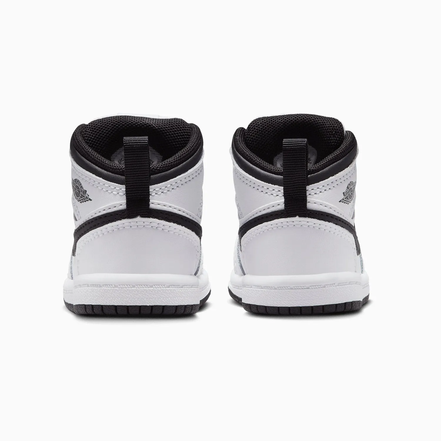 Kid's Air Jordan 1 Mid "White Black" Toddlers