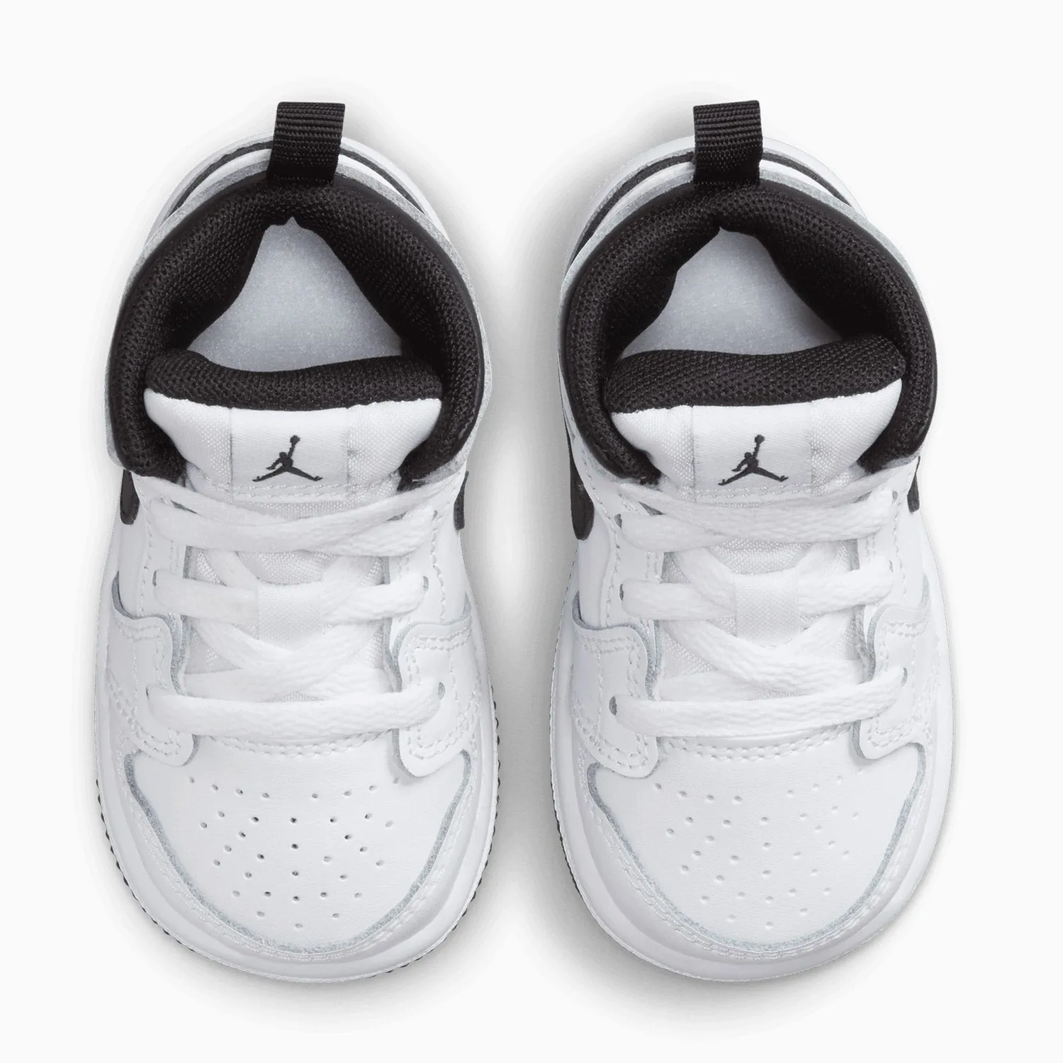 Kid's Air Jordan 1 Mid "White Black" Toddlers