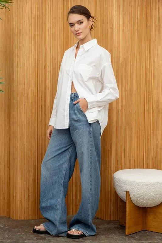 Mia Relaxed Button Up