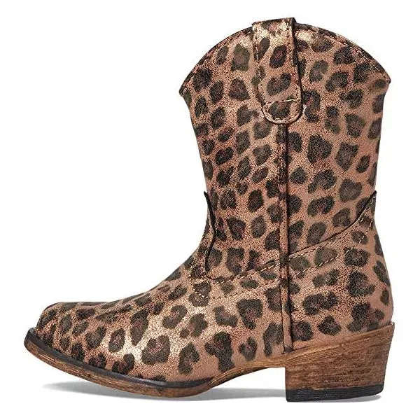 Riley Leopard Kid's Boots