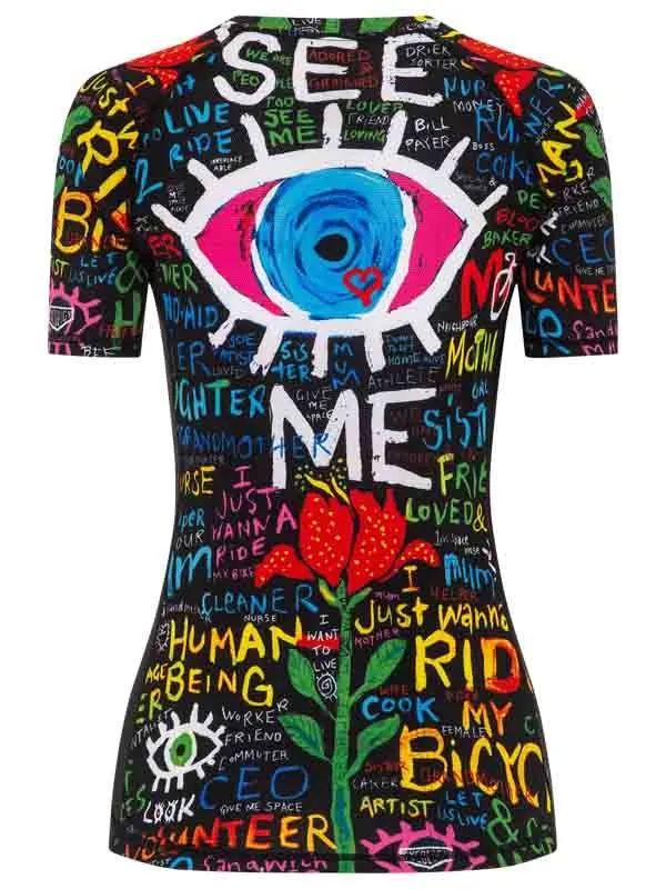 See Me (Black) Women's MTB Jersey