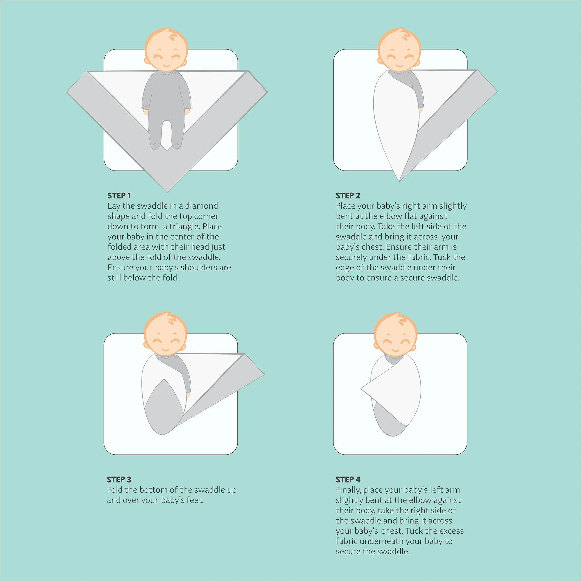 Simple Being Swaddle Blankets (Boys)