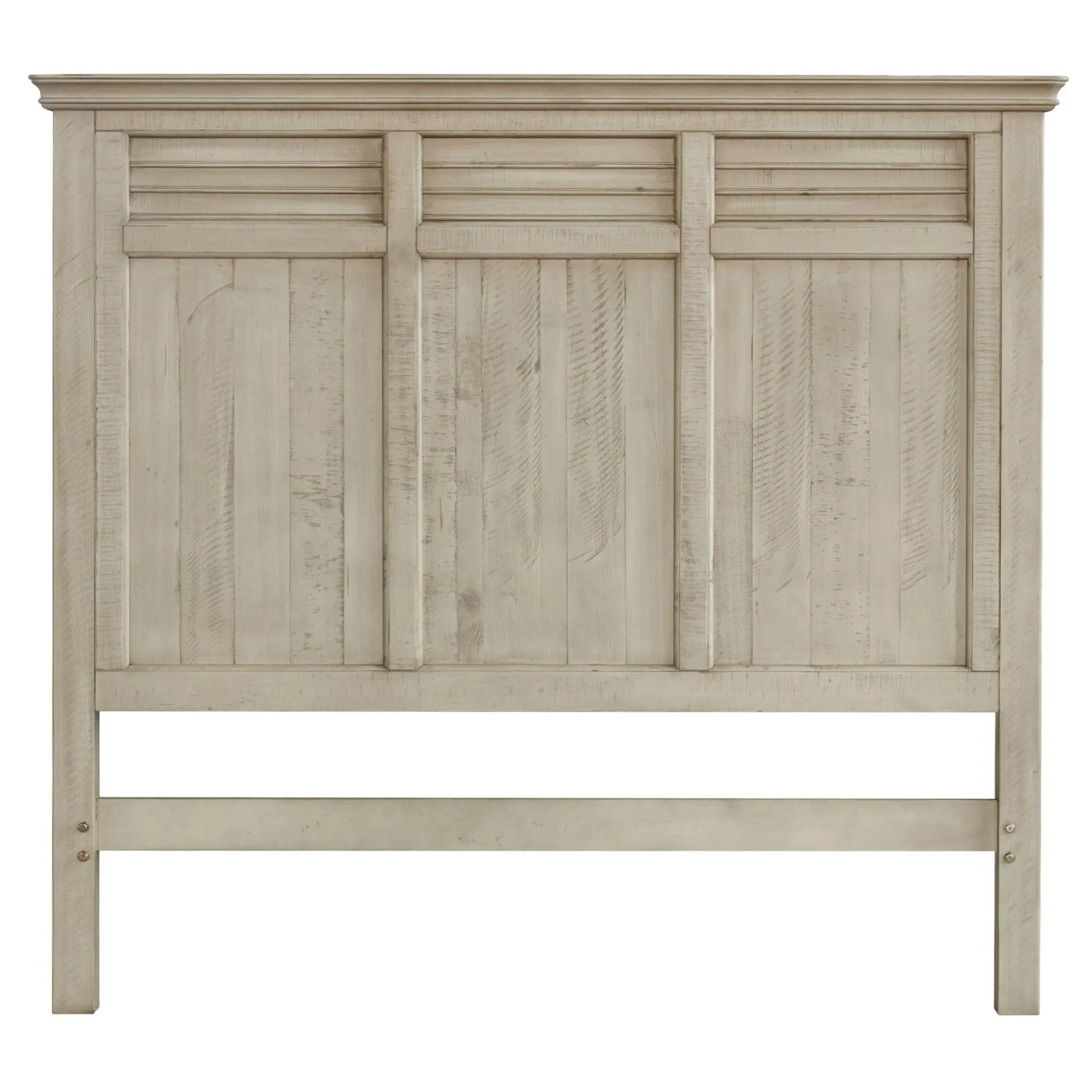 Sunset Trading Shades of Sand King Bed in Cream and Walnut Brown