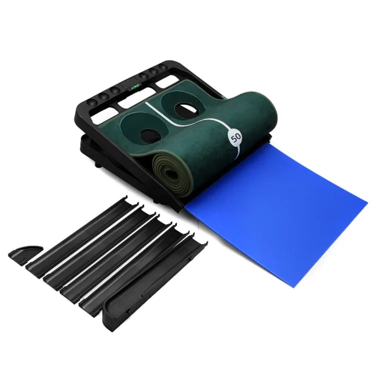 TL010 Indoor Golf Adjustable Slope Push Rod Practice Home Velvet Practice Blanket(Single Exercise Device English Packaging)