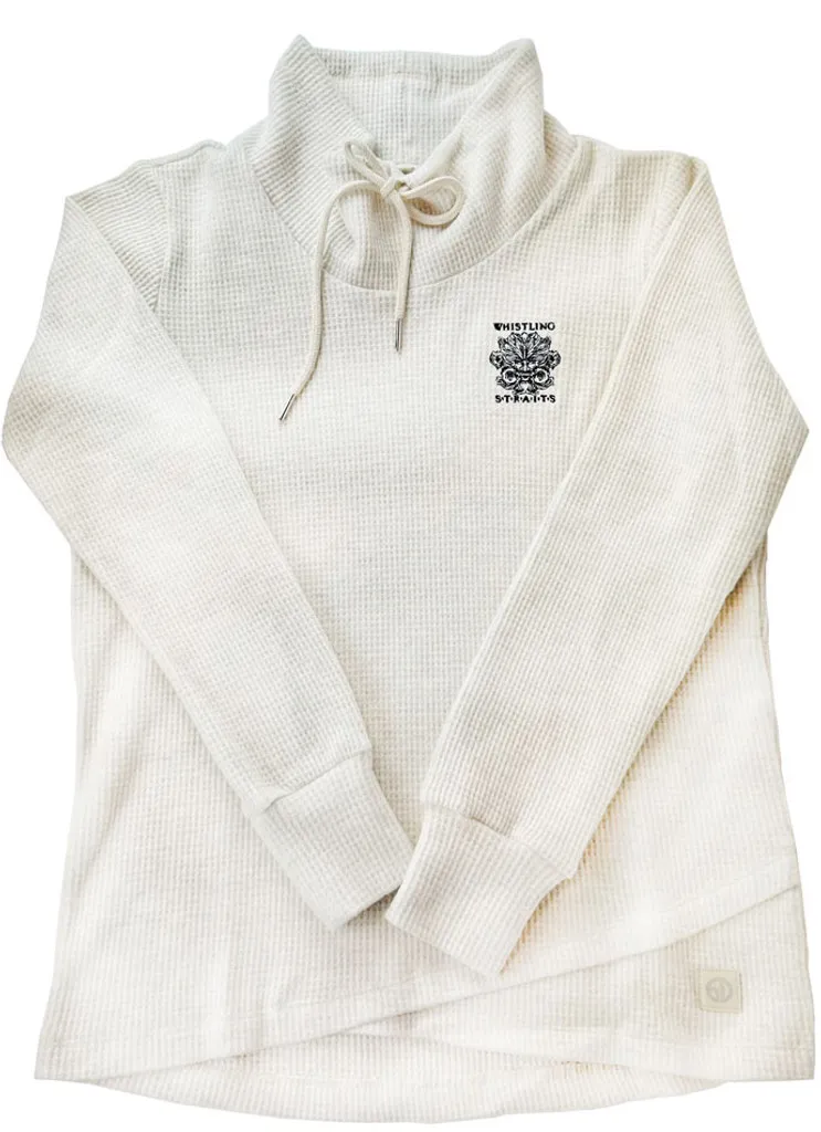 WOMEN&#039;S STRAIGHT DOWN MISTY PULLOVER. WHISTLING STRAITS® LOGO EXCLUSIVELY. 2 COLOR OPTIONS. 