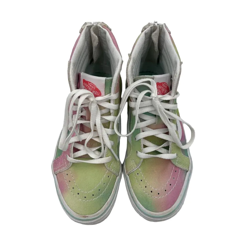 Zip   Lace Up Tie Dye High Tops