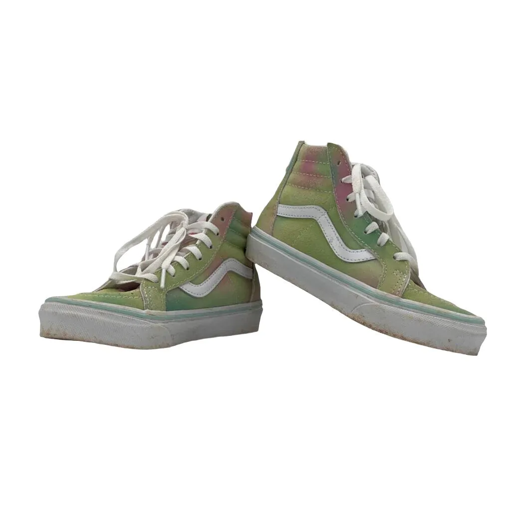 Zip   Lace Up Tie Dye High Tops