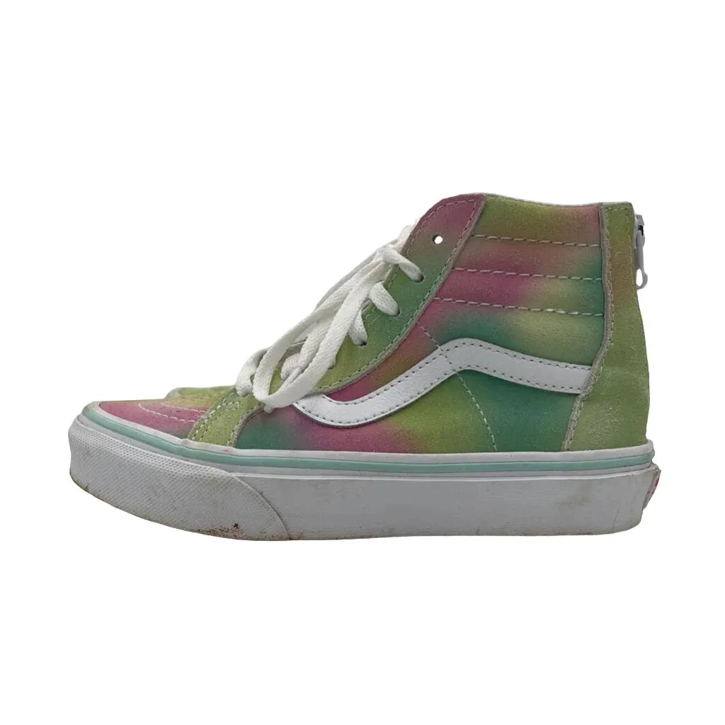 Zip   Lace Up Tie Dye High Tops
